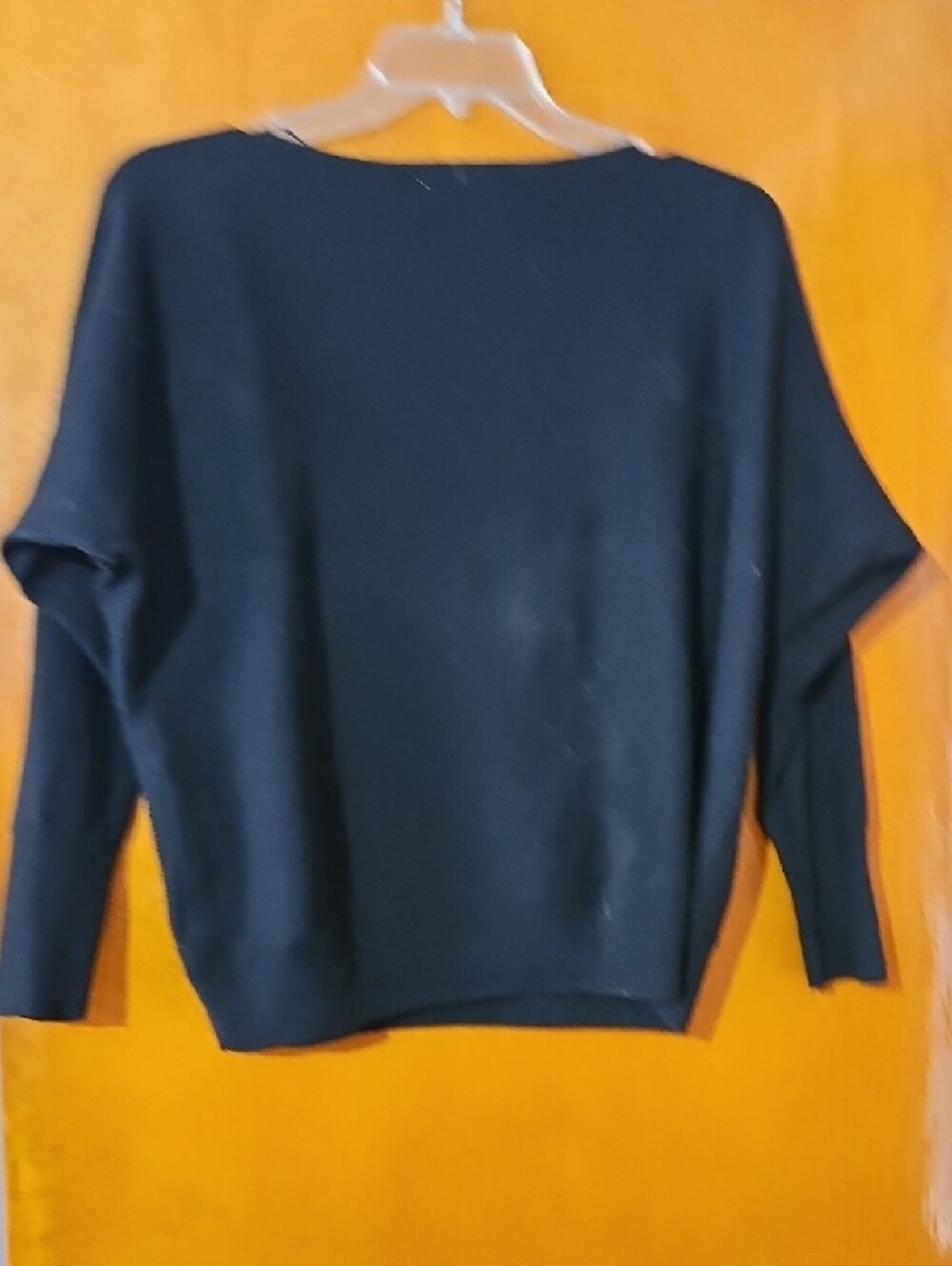 Nine West Black Ribbed Boatneck Sweater - Picture 3 of 3
